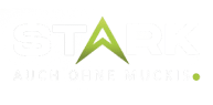 logo white- Stark auch ohne Muckis